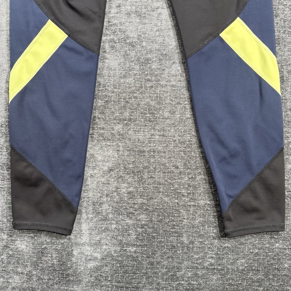 Athleta Tights Womens M Black Colorblock Sonar‎ 7/8 Athletic Tight Active 457400 - Picture 15 of 16